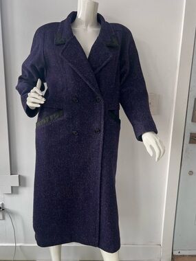 80s Union Made Trench coat wool blend   Made in Canada